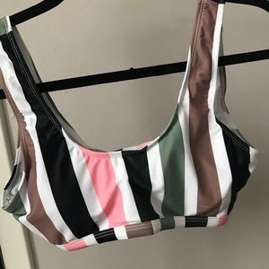 Shein Striped Swim Suit